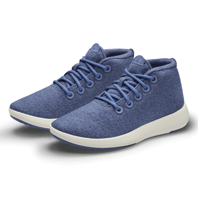 A10124M080 Wool Runner up Mizzle Pair Global Mens Wool Hazy Indigo Natural White