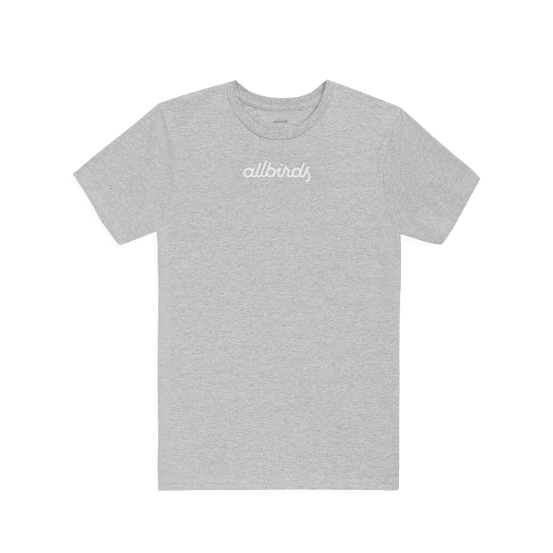 A10701M002 Graphic SS Logo Tee Front Global Mens Heathered Grey