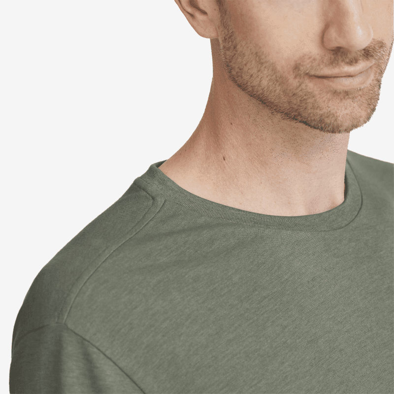 A10835 S24Q1 Anytime Tee Rugged Green E